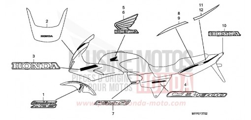 MARKE (CB1300SA-3ED,3F,8E) CB1300SAA de 2010